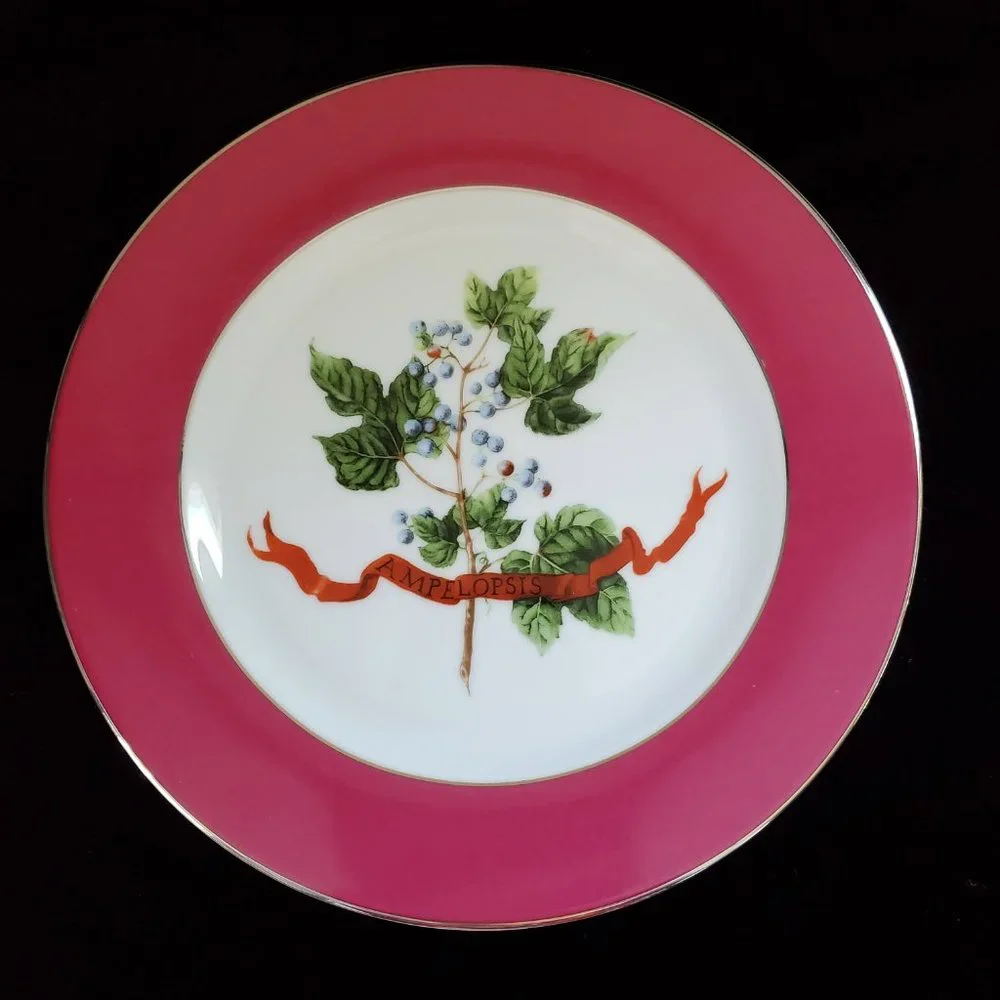 Williams-Sonoma Home Holiday Berry Dessert Plates - Set of 4 - Portugal